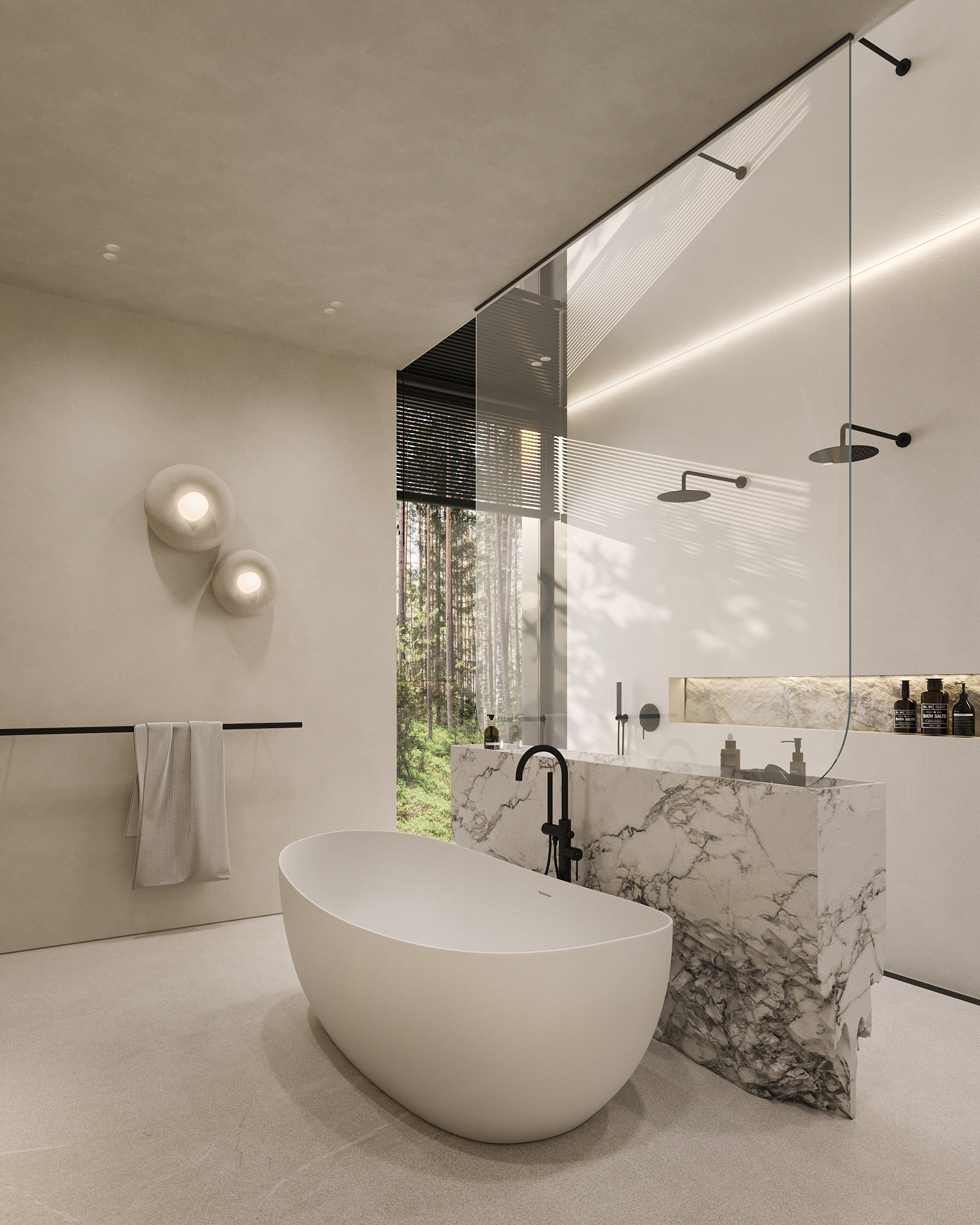 Акриловая ванна ABBER AB9237 белая