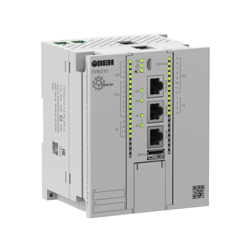 Контроллер логический программируемый ПЛК210-12-PL-BASE ОВЕН 145772