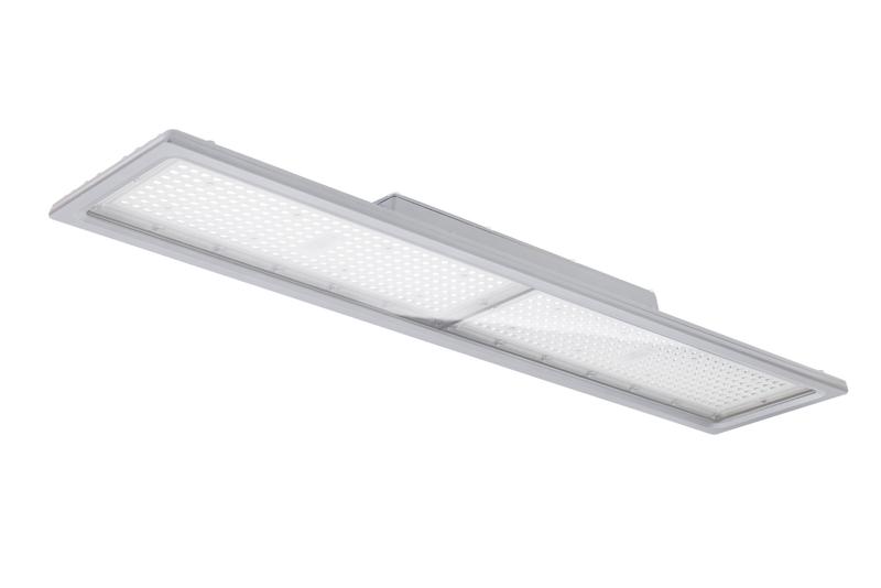 Светильник светодиодный ДСП IB 24 S 150W HR-3 840 L700 GR CL 745х150х110мм 150Вт 4000К IP65 HB 40х110 High Bay линейный подвесной со стекл. сер. Русский Свет 16092424034