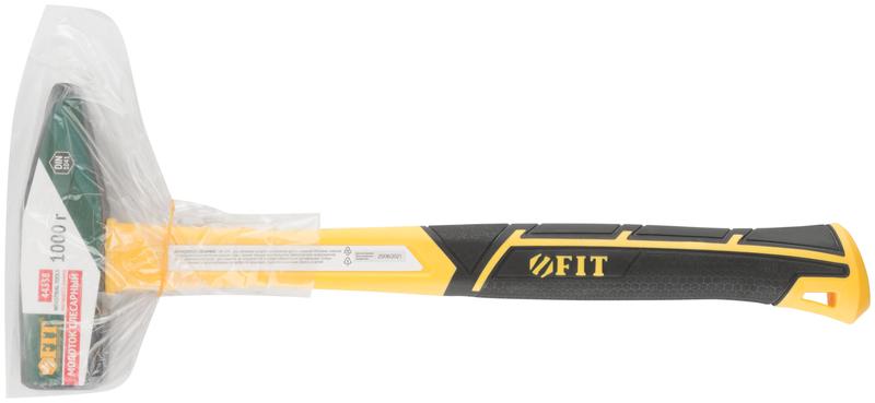 Молоток кованый Профи 1000г фибергласовая усилен. ручка FIT 44338