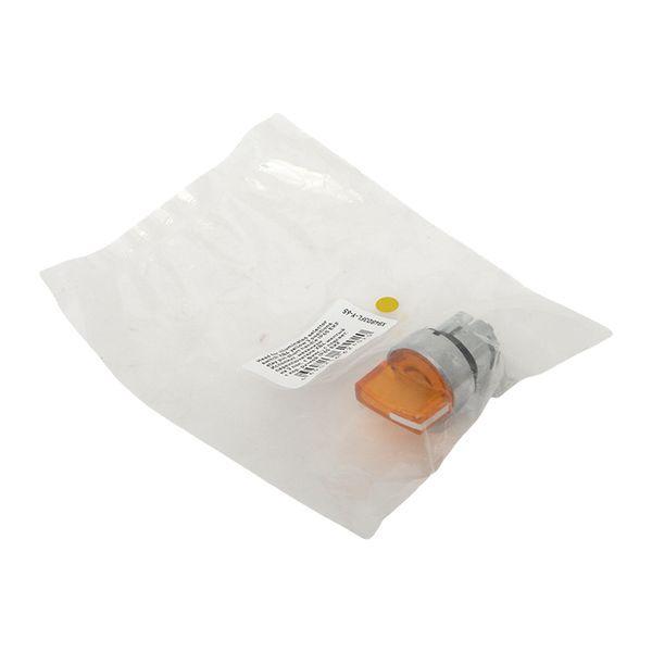 Механизм переключателя исполнительный XB4 IP65 на 3 положения с фиксацией с подсветкой с короткой ручкой желт. EKF XB4BD3FL-Y-65