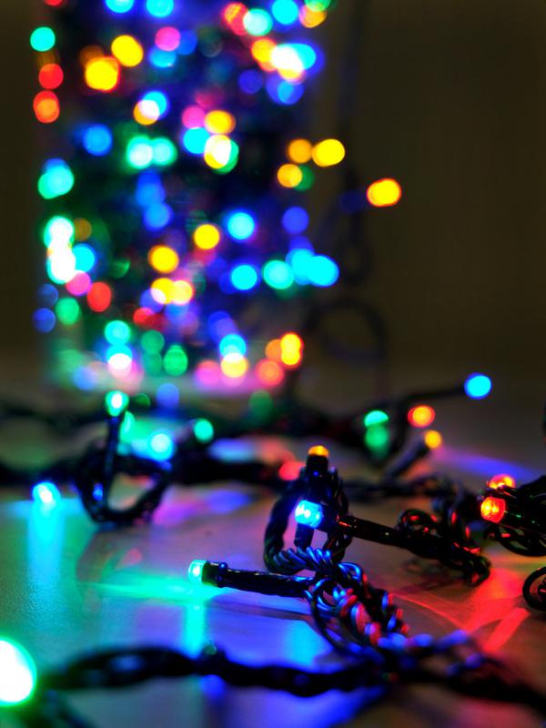 Гирлянда ILD400C-GM 400LED мульти 20м 8 реж. Shlights 4690601043764