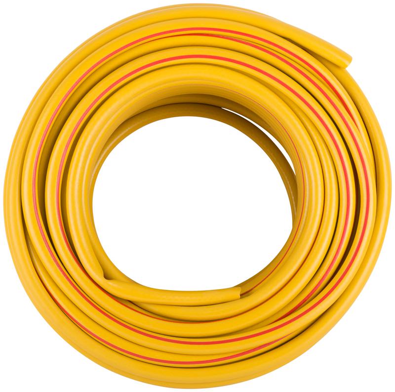 Шланг поливочный трехслойный армированный 1/2дюймх2.0ммх50м желт. КУРС 76316