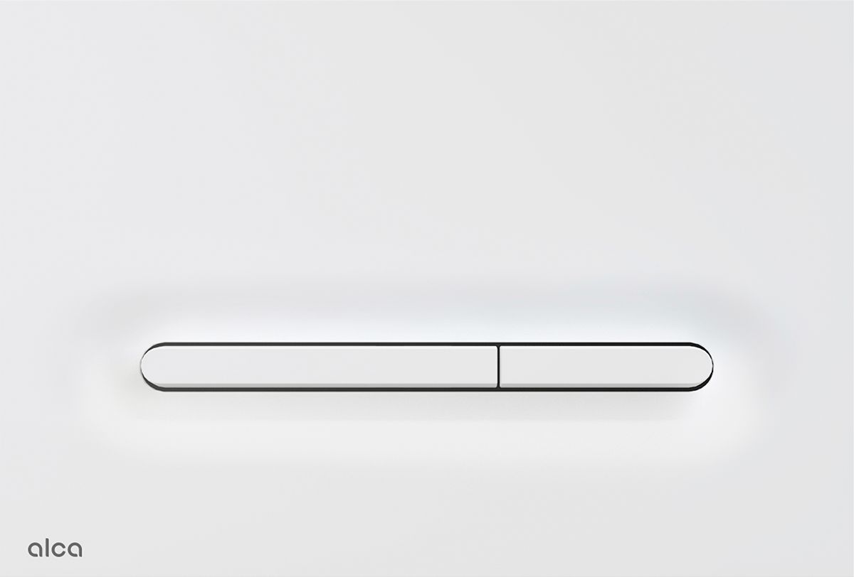 M1876 Кнопка смыва, белый-мат (335694)