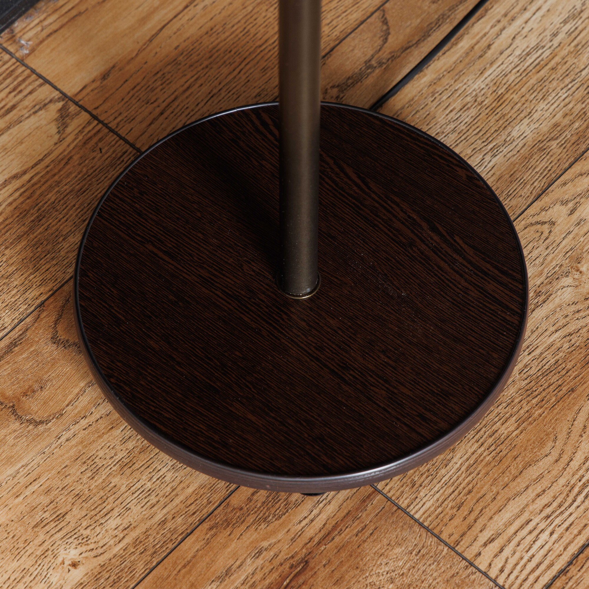 Светильник НТБ-11-60-105 венге с абажуром Черри