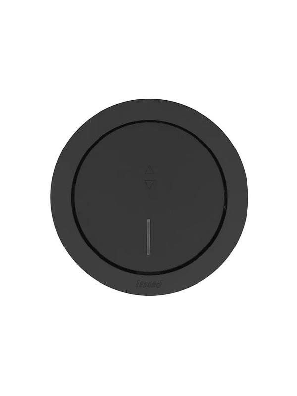 Выключатель проходной 1-кл. СП OSEN 10А IP20 с подсветкой механизм черн. бархат LEZARD 743-4288-114