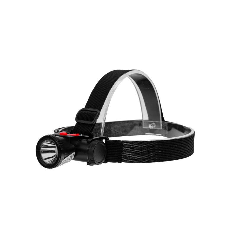 Фонарь налобный LED53415 аккум. 3.7В LED XPE 1Вт 3 реж. Micro-USB бокс черн. Ultraflash 15768