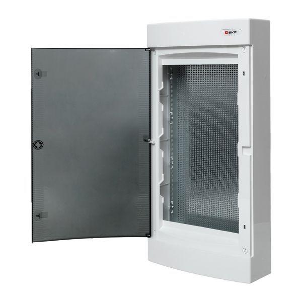 Щит слаботочный навесной Unix 4 габарит IP41 прозр. дверь увеличенный PROxima EKF ux-4m-n-xl