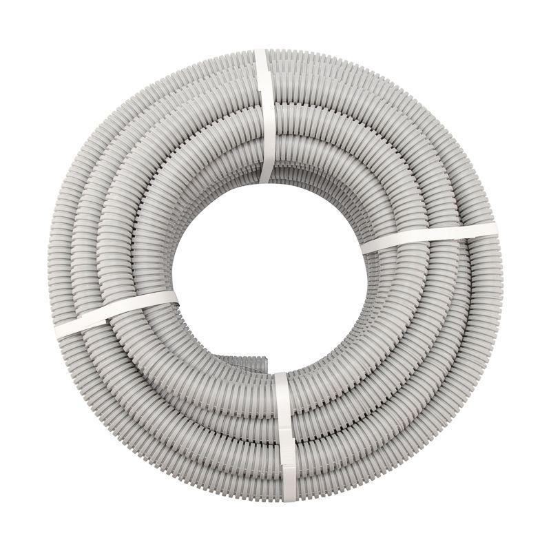 Труба гофрированная ПВХ тяжелая d40мм с протяжкой (уп.15м) Rexant 28-0400-60