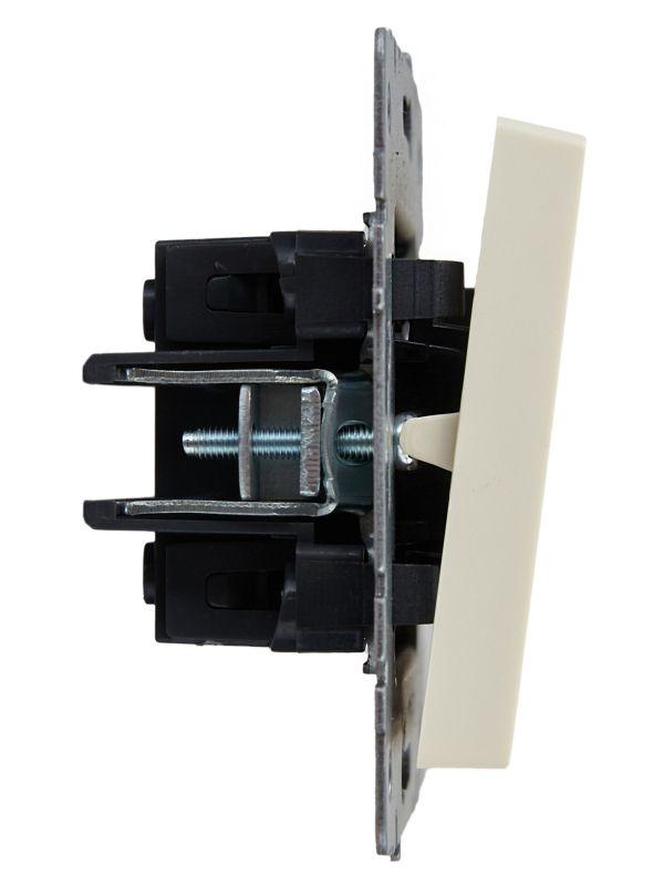 Выключатель жалюзи СП BRITE ВС10-1-5-БрКр 10А механизм беж. IEK BR-V15-0-10-K10