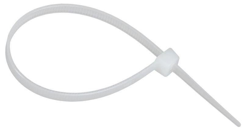 Хомут 4.6х180мм P6.6 стандартный бел. (уп.100шт) IEK UHH30-D046-180-100-K01