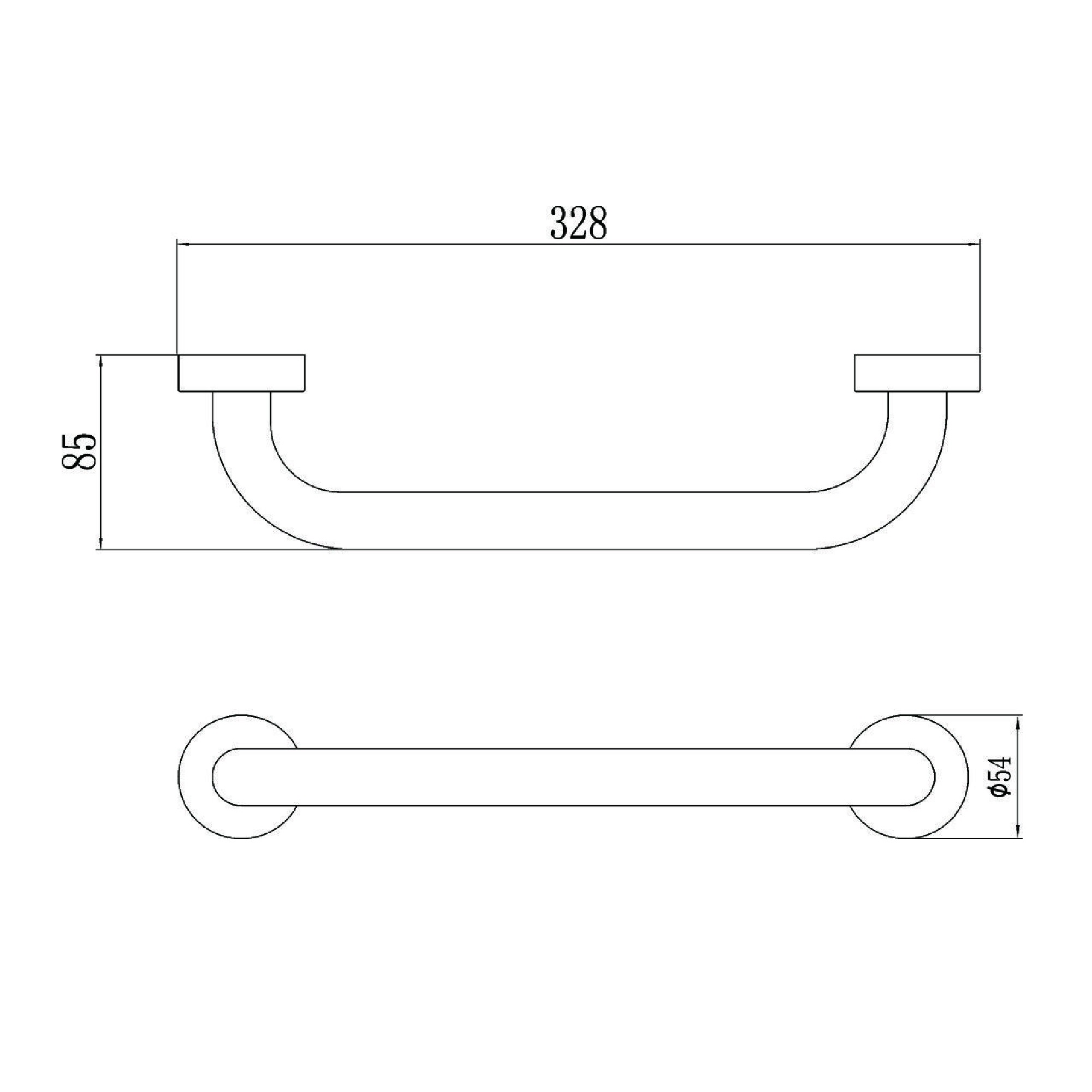 Поручень для ванной Savol S-10030B, золото