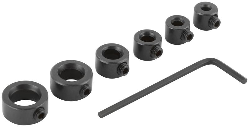 Набор стопперов для сверел 3; 4; 5; 6; 8; 10мм (6 предметов) КУРС 36426