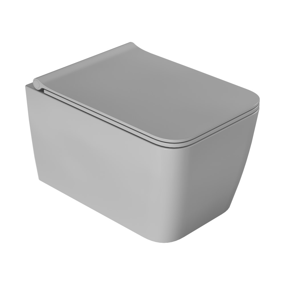 Zen подвесной унитаз глянец белый с крышкой