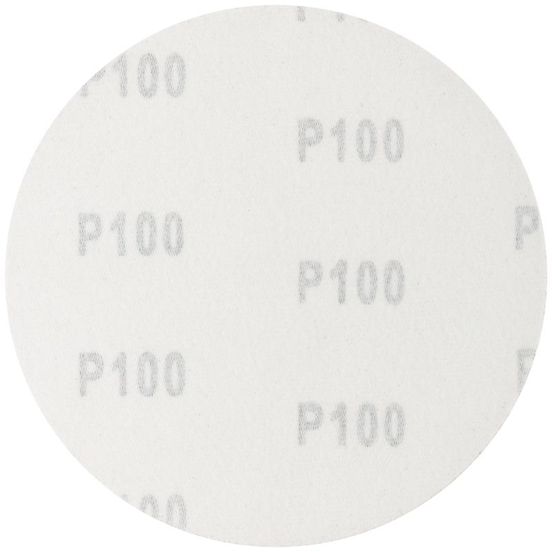 Круг шлифовальные сплошные (липучка) алюминий-оксидные 125мм Р 100 (уп.5шт) MOS 39825М