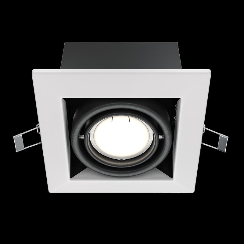 Светильник VGL 10Вт GU10х1 IP20 встраив. Voltega VGL008-2-01-W