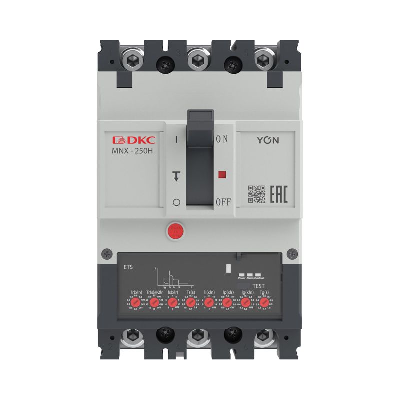 Выключатель автоматический 4P 100А 70кА pro MNX250L при AC415V расцепитель ETS YON MNX250L4PETS0100