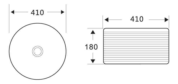 Накладная раковина BelBagno BB1420