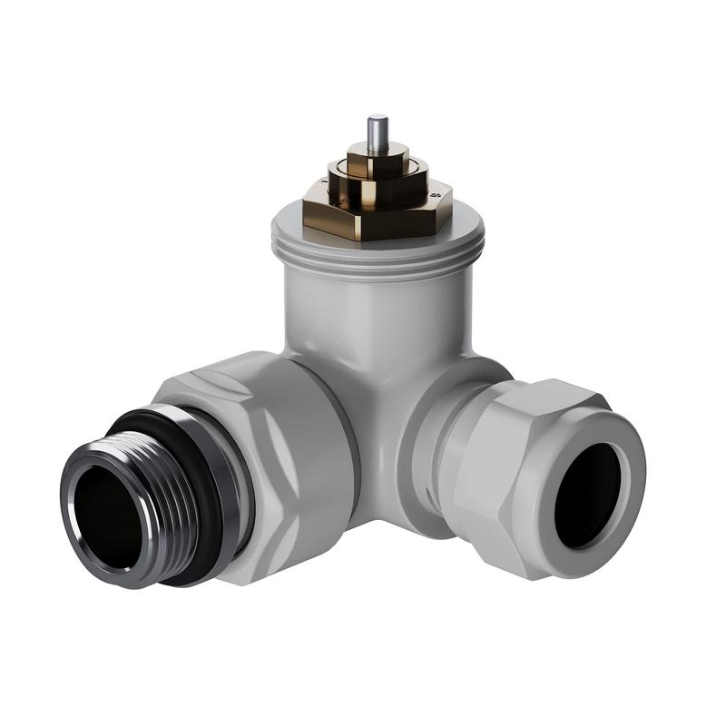 Набор термостатический трехосевой Design Pro 15мм М30х1.5 бел. Royal Thermo НС-1646645