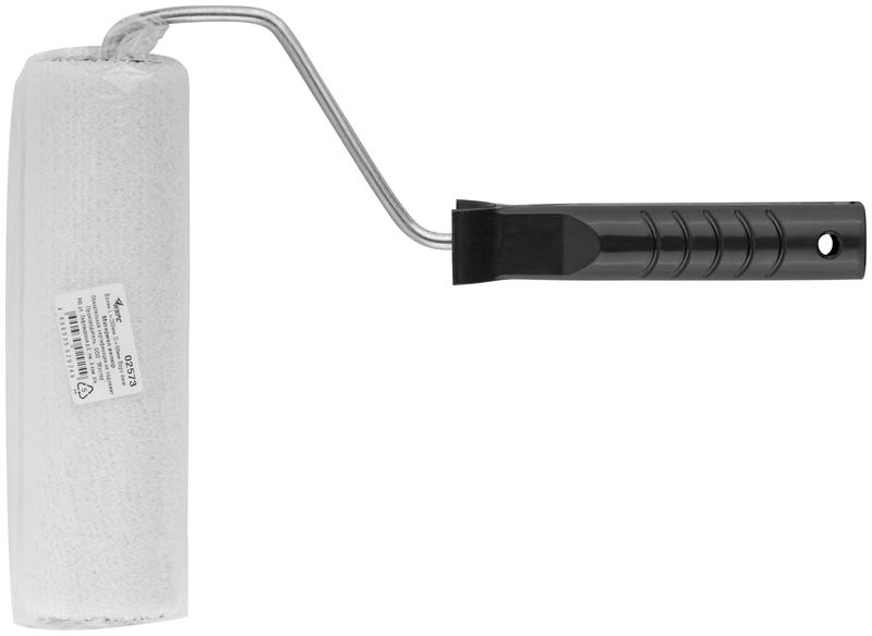 Валик 200мм с ручкой велюр. КУРС 02573