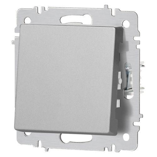 Выключатель 1-кл. СП Accent 6-101-03 10А IP20 250В AL/CU алюм. Intro Б0063437