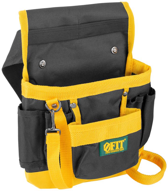 Пояс для инструмента одинарный полиэстер 7 отделений 2 петли для инструмента FIT 12514