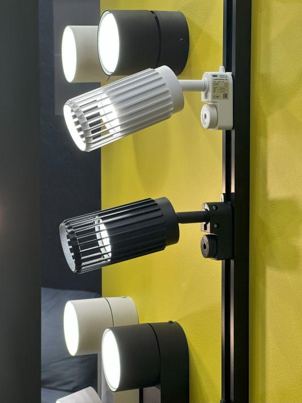 Светильник 4206 декоративный трековый GU10 черн. IEK LT-UPB0-4206-GU10-1-K02