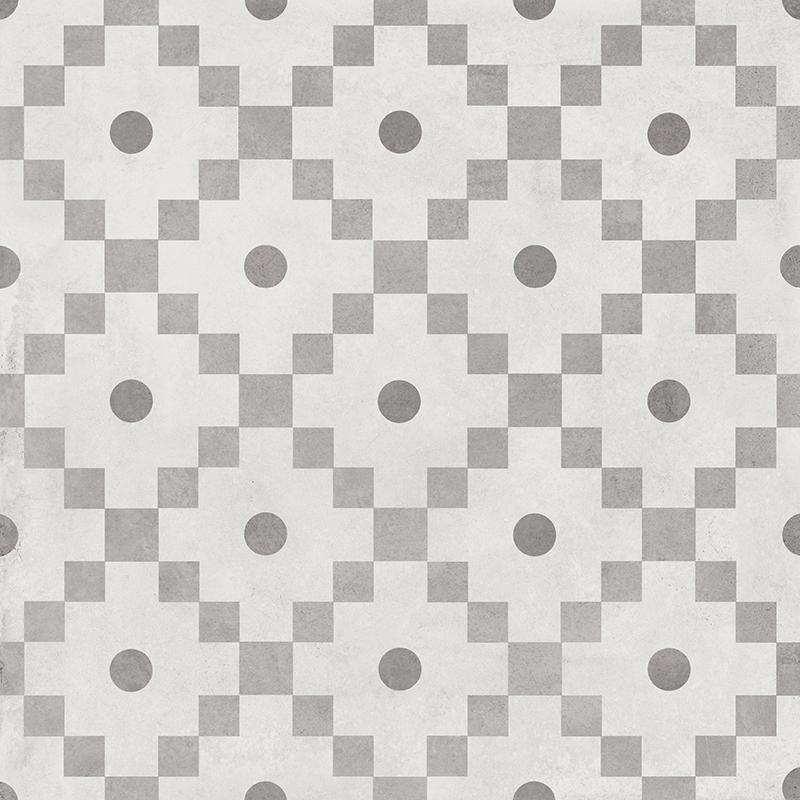 Керамогранит Карнаби-стрит орнамент серый 20х20, SG1576N