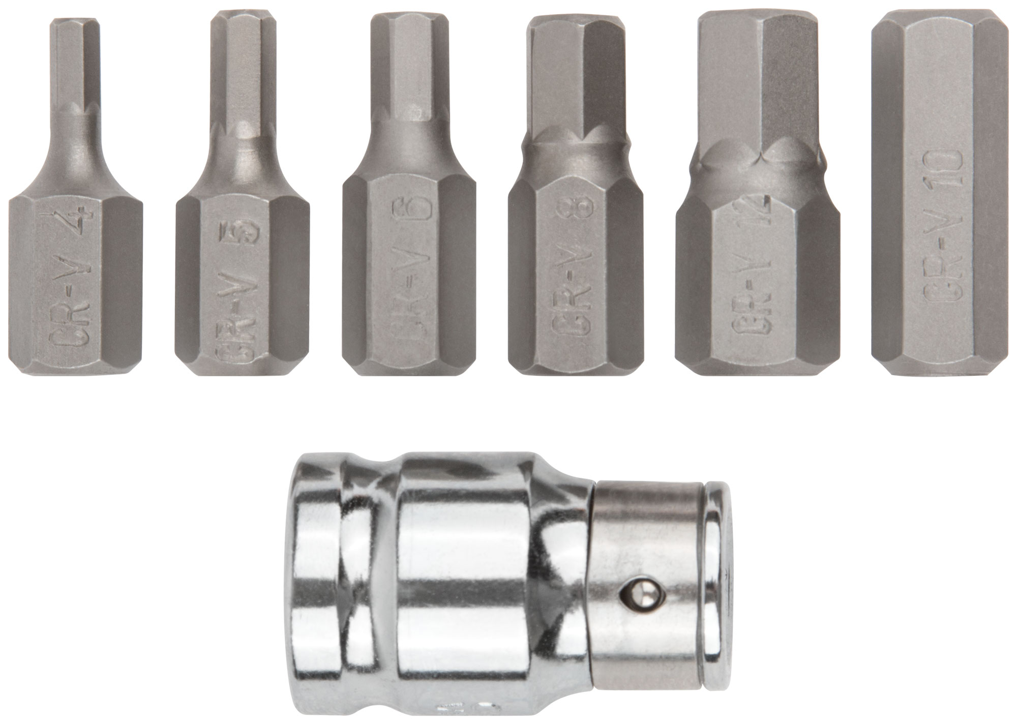 Набор бит 6-гранных 7 шт. CrV