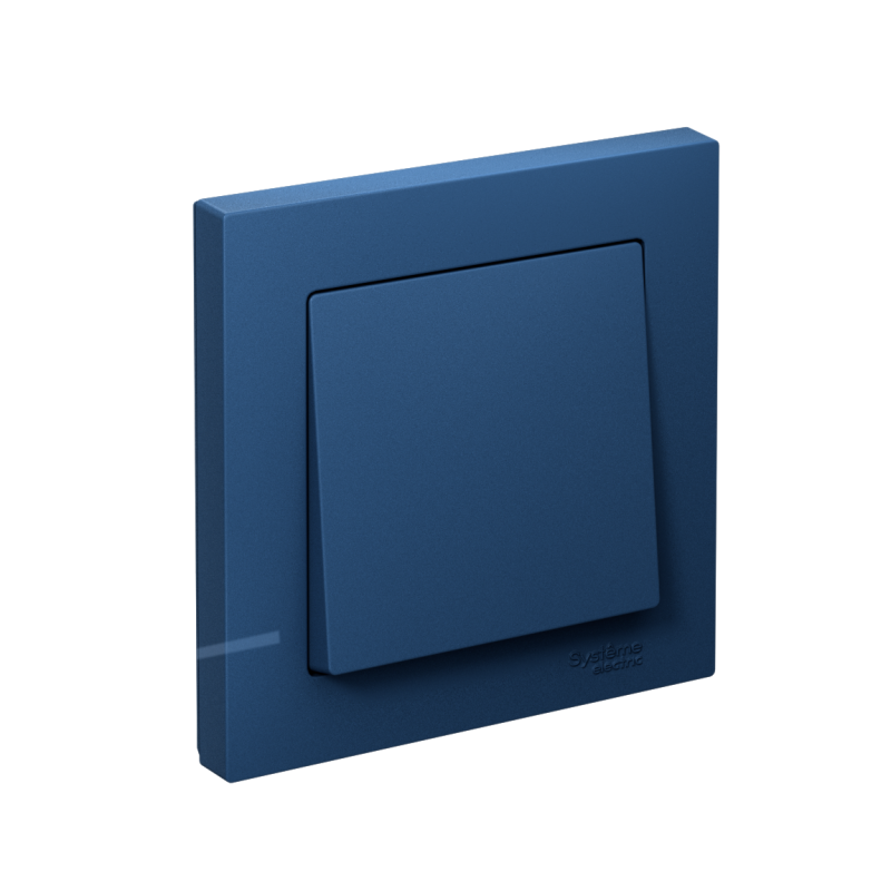 Выключатель 1-кл. AtlasDesign (сх. 1) 10AX быстрозажим. клем. в сборе аквамарин SE ATN001112S