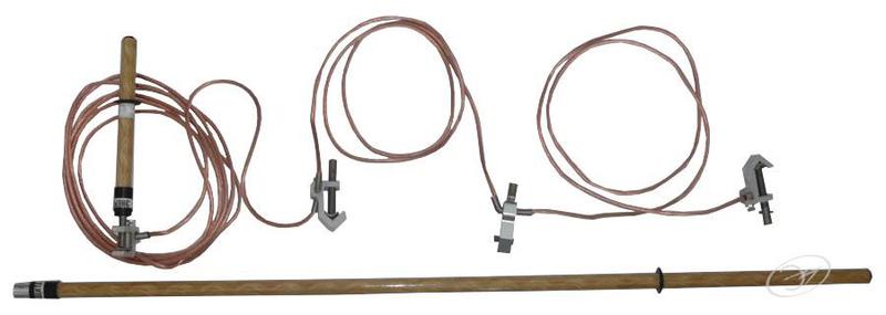 Заземление переносное для распределительных устройств ЗПП-110Н сечение 35мм с протоколом испытаний ЭЛЕКТРО ТРЕЙД ZAP165-35-P