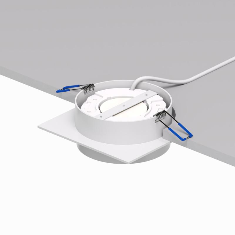 Светильник FLAT 15Вт GX53 IP20 LED встраив. алюм. бел. DENKIRS 772629