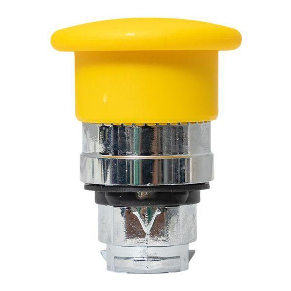 Механизм кнопки исполнительный XB4 "Грибок" IP65 возвратный без фиксации без подсветки желт. EKF XB4BC-Y-65