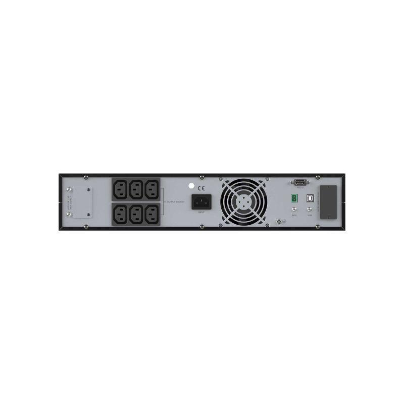 ИБП Онлайн для Small Rackmount 1000 ВА/900Вт 1/1 6xIEC C13 EPO USB RS-232 Rack 2U 2х9А.ч DKC SMALLR1A5I