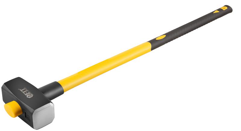 Кувалда кованая 900мм 5кг фибергласовая обратная усилен. ручка FIT 45245