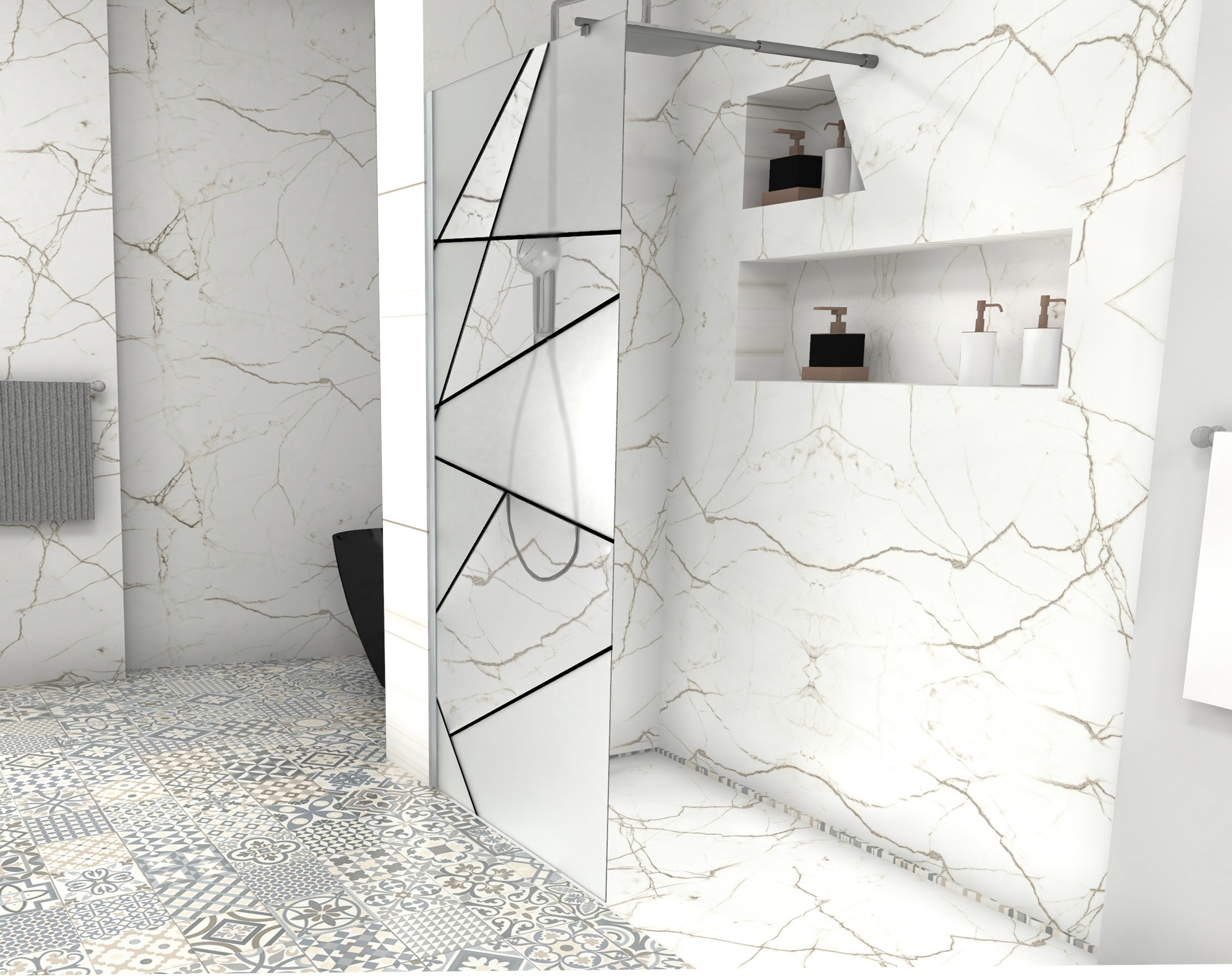 Ограждение PICK T90 душевое Ceruttispa без поддона (90x190)