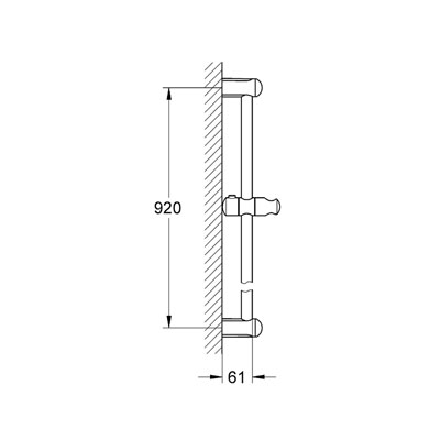 Душевая штанга Grohe New Tempesta 27524000