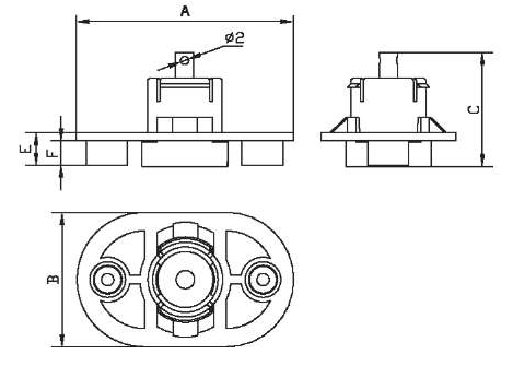 Втулка концевая для заливки в бетон диаметр 16мм и 25мм