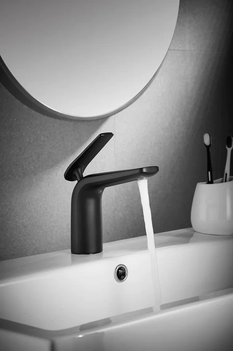 Смеситель для раковины Rose R39H R3901H, черный