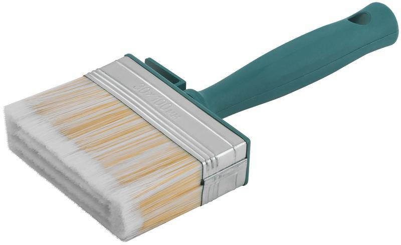 Макловица искусственная светлая щетина пластиковый корпус полая ручка "мини" 30х100мм FIT 01637