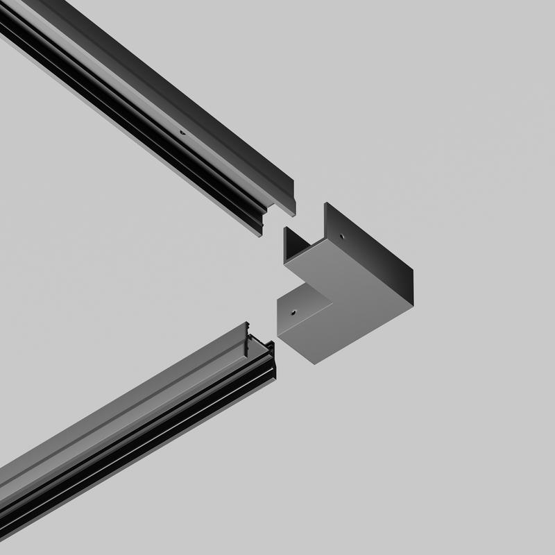 Коннектор угловой для профиля Elasity IP черн. Maytoni O-TR001-AC90