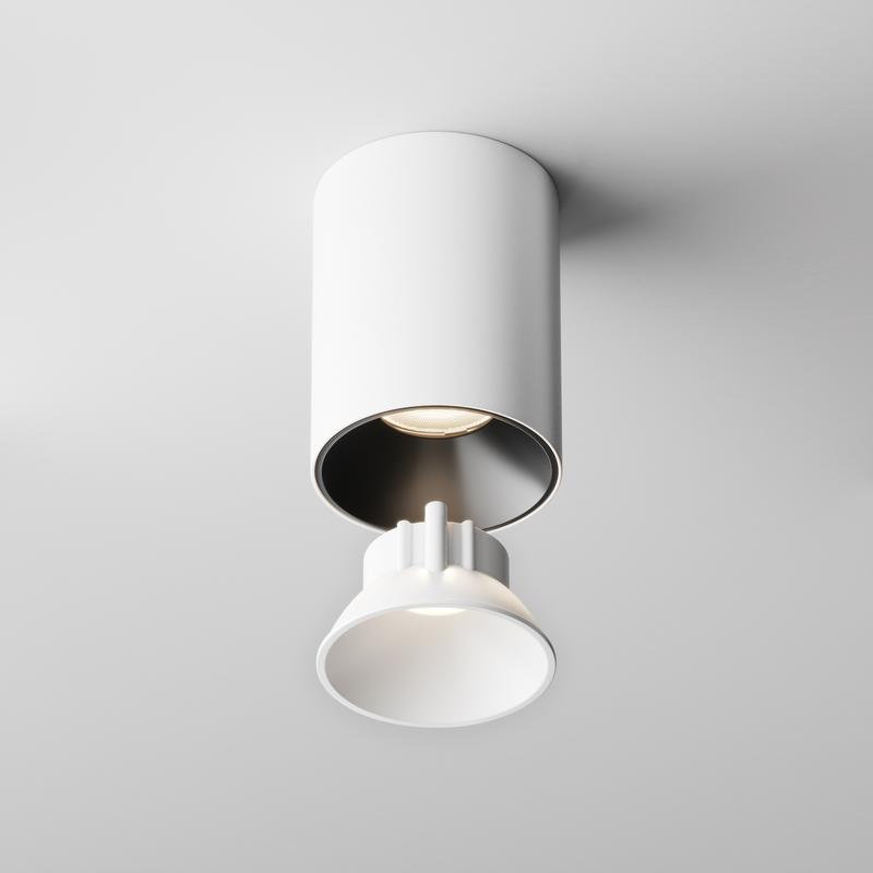 Рамка-отражатель декоративная для светильников Alfa LED бел. Maytoni Ring8-10W-RD-W
