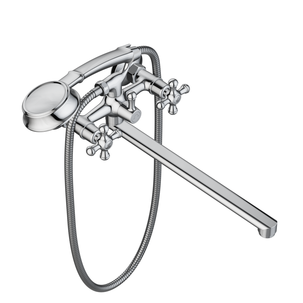 Смеситель для ванны и душа, с длинным изливом RedBlu by Damixa Retro 239500000