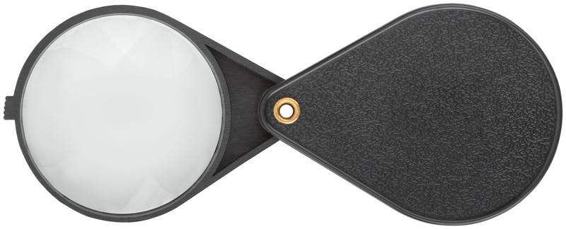 Лупа складная в пластиковом футляре 50мм-5Х КУРС 67551