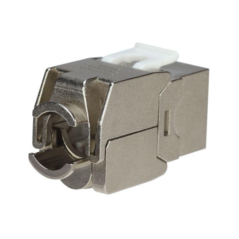 Модуль Keystone Jack RJ-45(8P8C) FTP экранир. кат.6A тип 180град. самозажимной PRO Rexant 02-0361