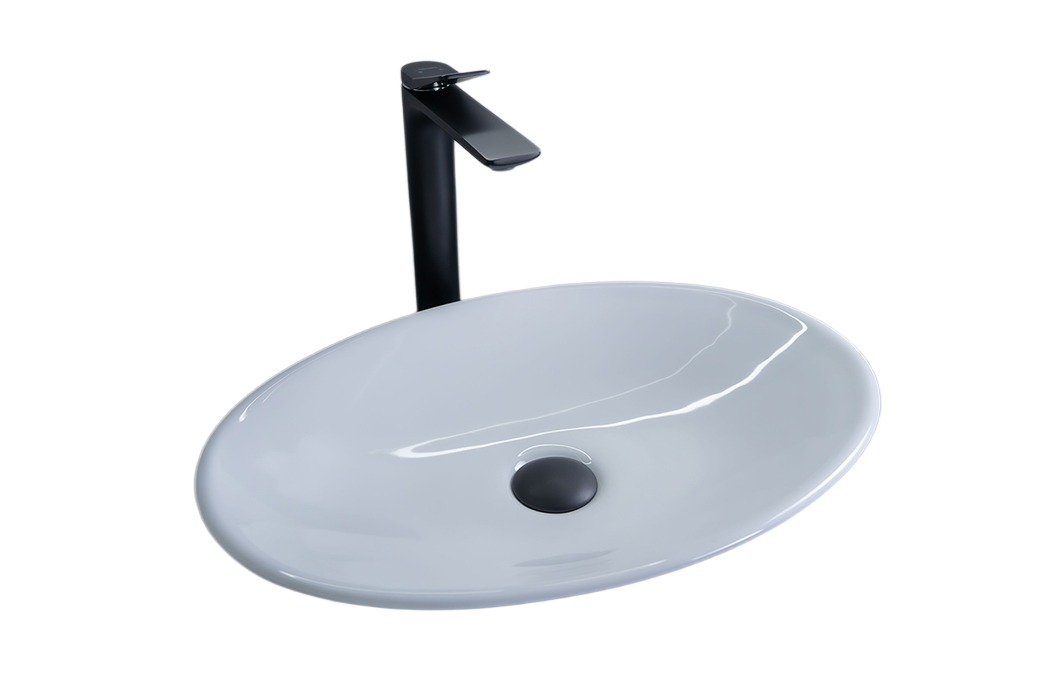 Раковина Gid N9022 51110 накладная белая 50x35x9