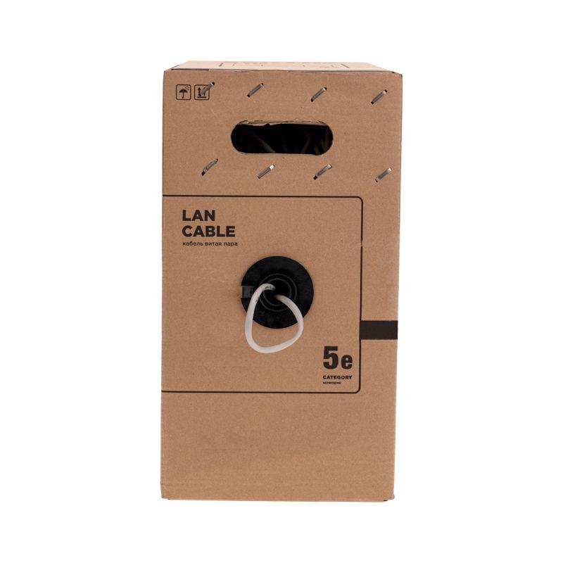 Кабель витая пара U/UTP кат.5E 2х2х24AWG solid CU PVC сер. (м) Rexant 01-0023-R