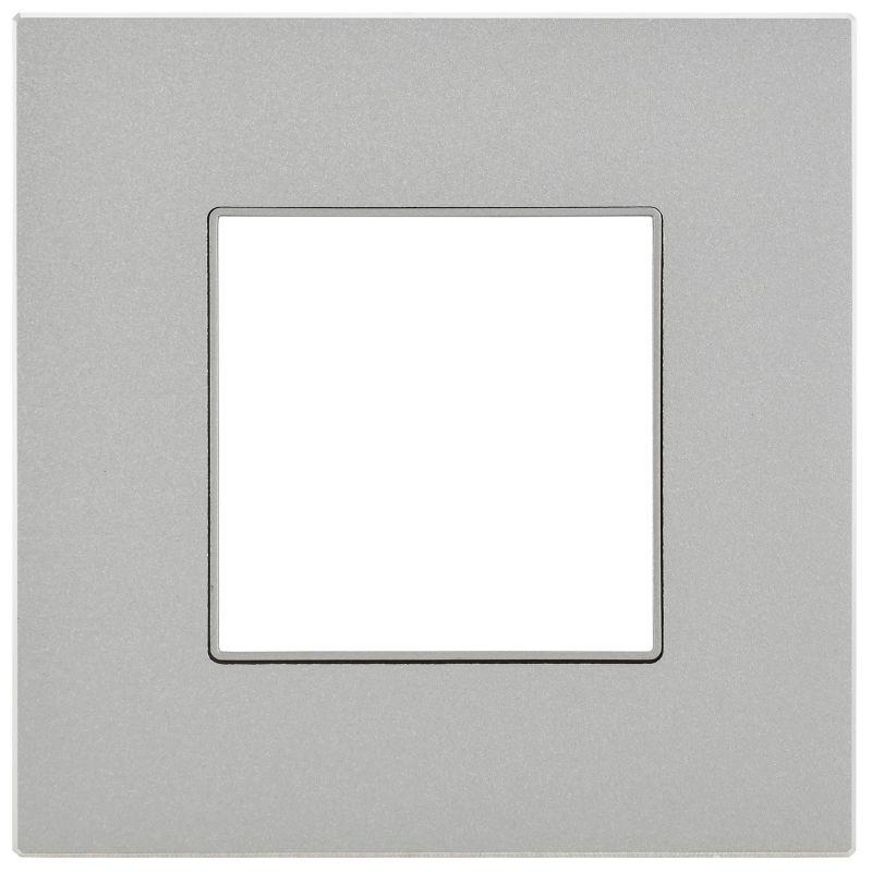 Рамка 1-м SKANDY SK-F31S металл серебр. IEK SK-M12-M-K23