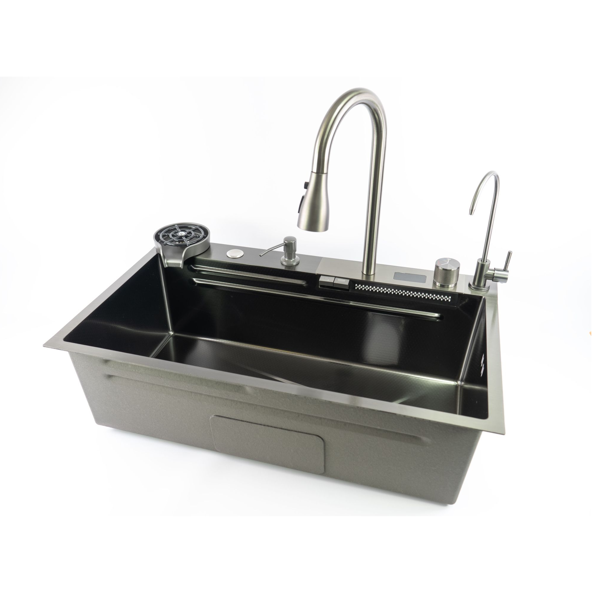 Многофункциональная кухонная мойка Fmark FSC002Q, графит