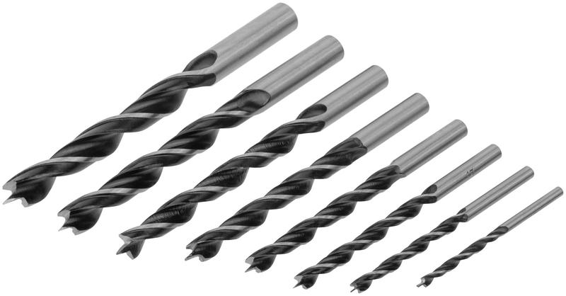 Набор сверл по дереву ПВХ конверт 8шт (3-4-5-6-7-8-9-10мм) FIT 36108